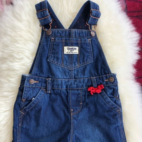 OshKosh B'gosh 18 M Flannel-Lined Jean Overall - Picture 2 of 7
